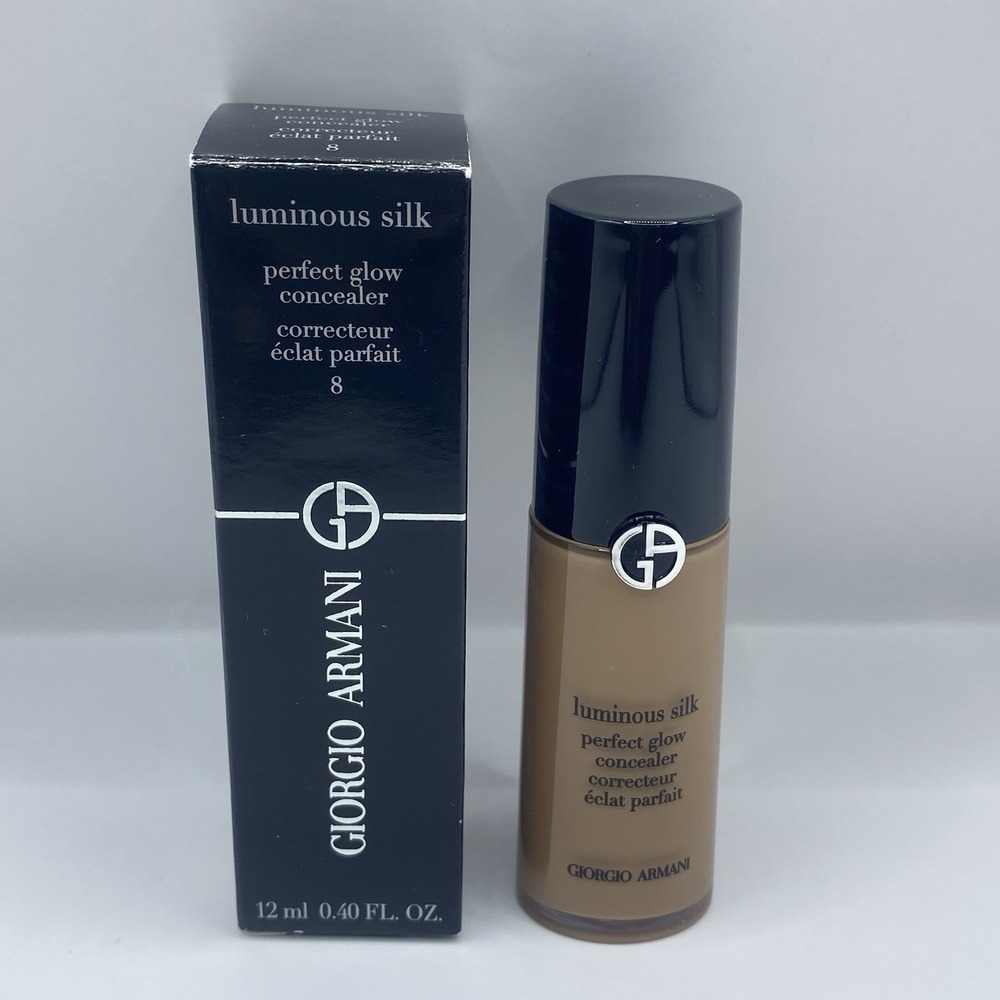 GIORGIO ARMANI LUMINOUS SILK PERFECT GLOW CONCEALER ~ #8 ~ 0.40 OZ NEW!